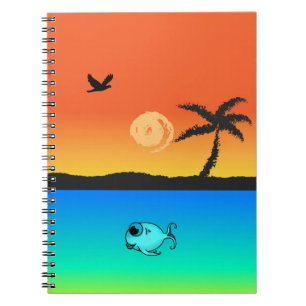 Island Sunset Notebook