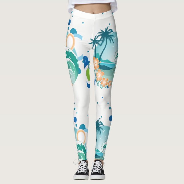 Island Surf Leggings (Front)