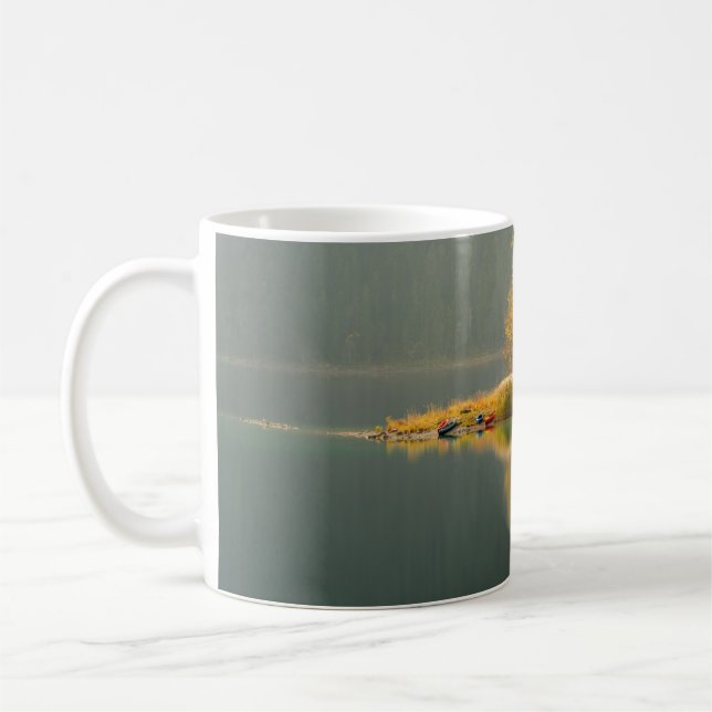 ISLAND SURROUNDED BY WATER COFFEE MUG (Left)
