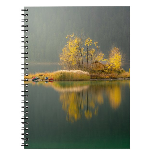 ISLAND SURROUNDED BY WATER NOTEBOOK (Front)
