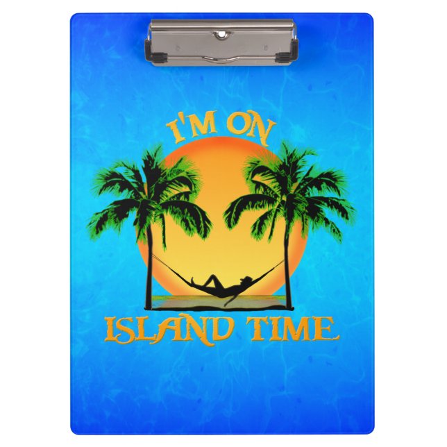 Island Time Clipboard (Front)
