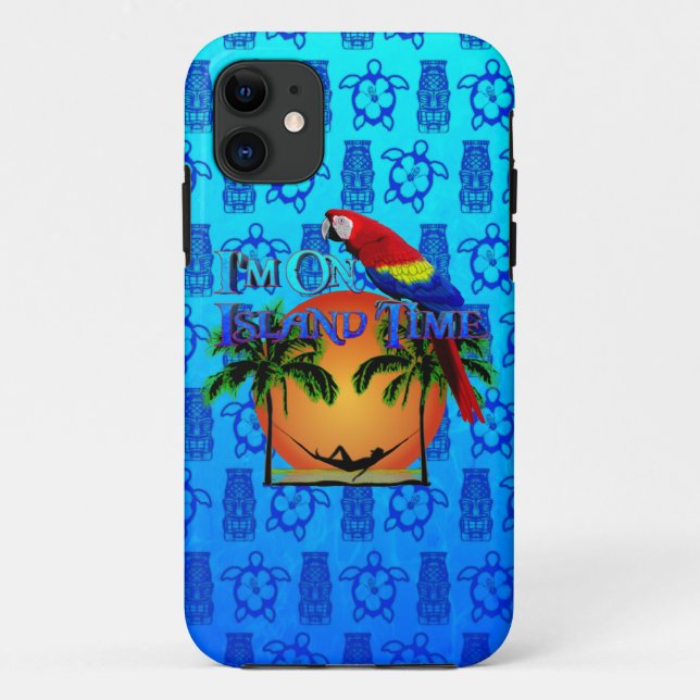 Island Time In Hammock Case-Mate iPhone Case (Back)