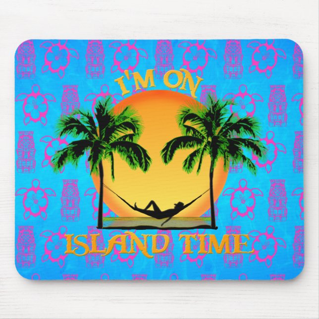 Island Time Mouse Mat (Front)