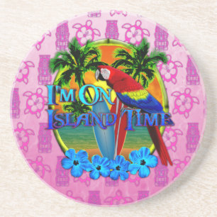 Island Time Sunset Coaster
