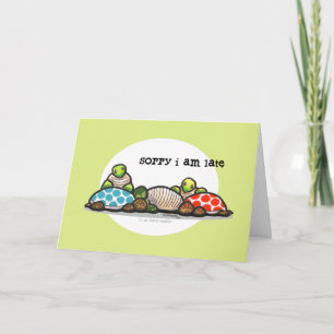 Island Time Turtles Belated Birthday Card