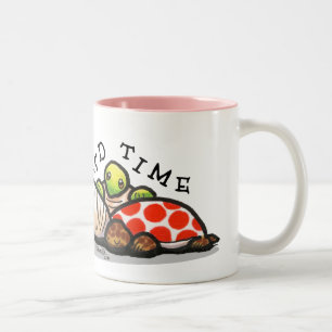 Island Time Turtles Two-Tone Coffee Mug