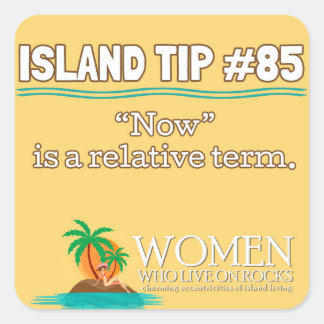 Island Tip #85 Sticker (yellow)
