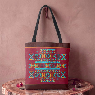 Island Tribal Whimsy Tote Bag
