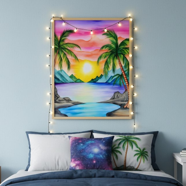 Island Tropical Beach Sunset Poster (Creator Uploaded)