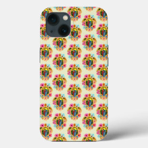 Island Tropical Sea Turtles Floral iPhone 13 Case