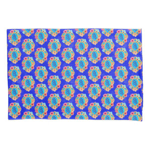 Island Tropical Sea Turtles Floral Pillowcase