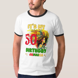 Island Vibes Jamaica Birthday Girl Group Matching T-Shirt