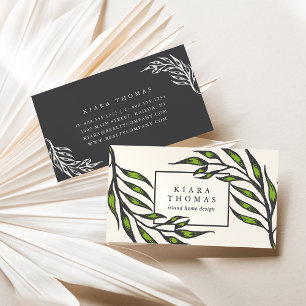 Island Vintage Botanical Business Card
