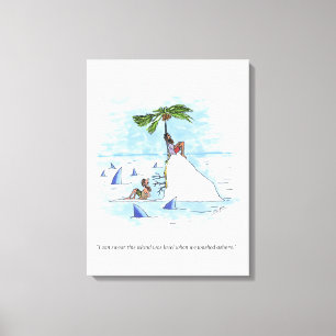 Island Was Level canvas print