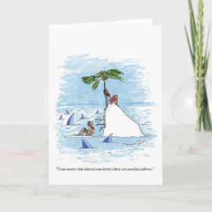 Island Was Level greeting card