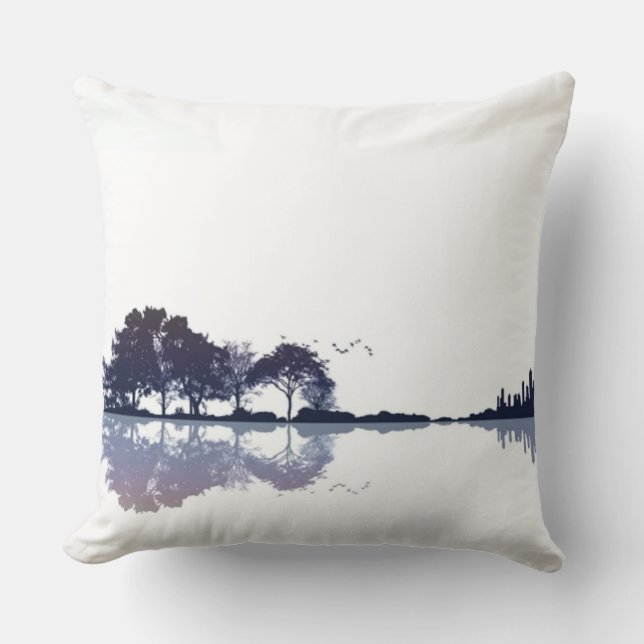 Island water mirror design cushion (Front)