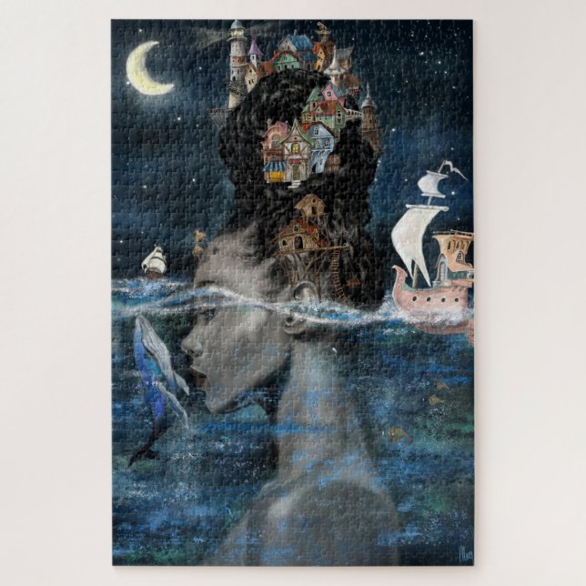 Island Woman Jigsaw Puzzle (Vertical)