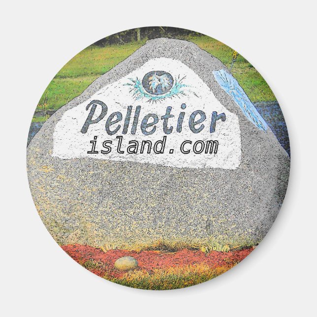 islandlogo magnet (Front)