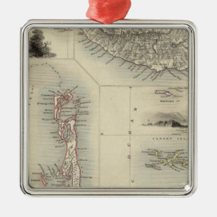 Islands In The Atlantic Metal Tree Decoration