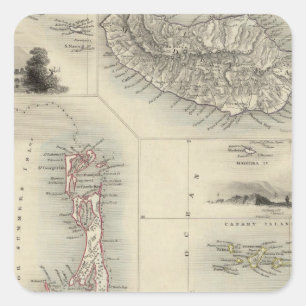 Islands In The Atlantic Square Sticker