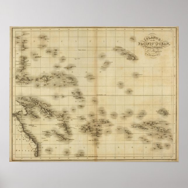 Islands in the Pacific Ocean Poster (Front)