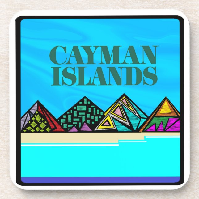 Islands love Caymans Coaster (Front)