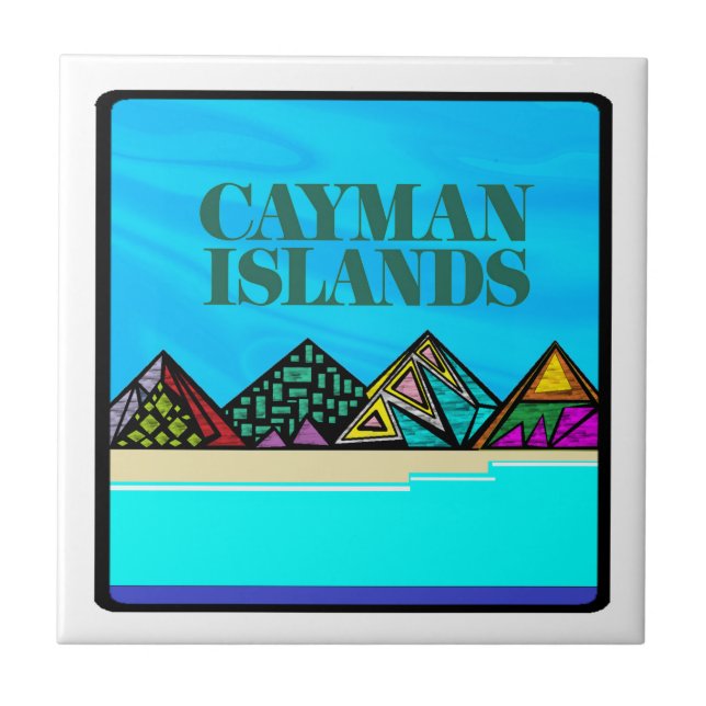 Islands love Caymans Tile (Front)
