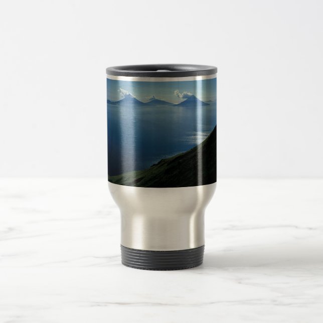 Islands of Four Mountains Travel Mug (Center)