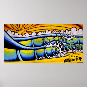 Islands Surf Poster