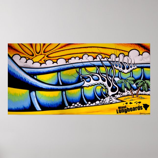 Islands Surf Poster (Front)