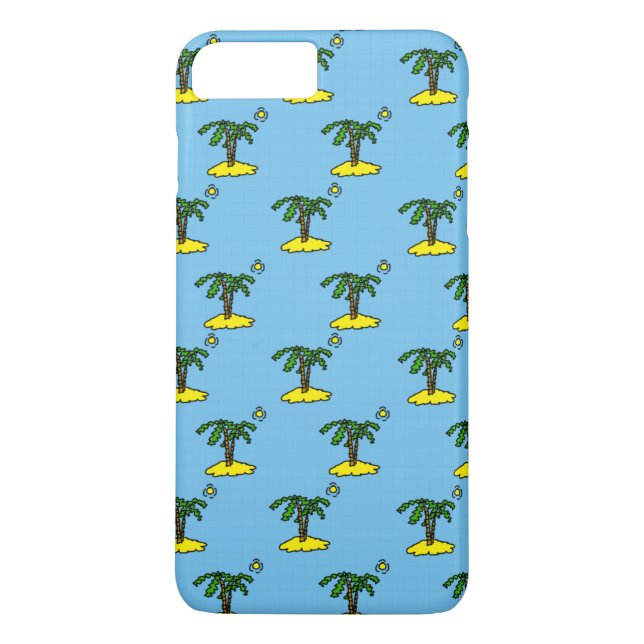 Islands with Palm Trees Design Case-Mate iPhone Case (Back)