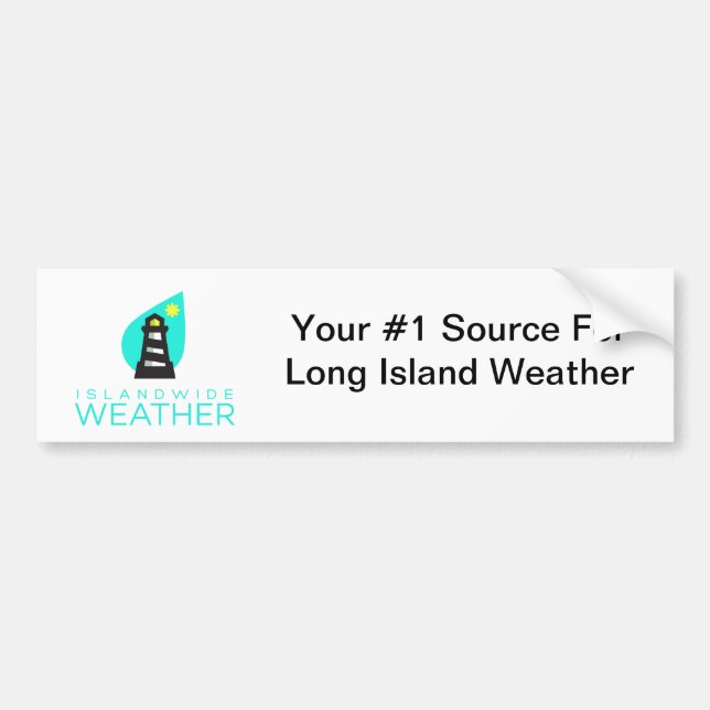 Islandwide Weather Bumper Sticker (Front)