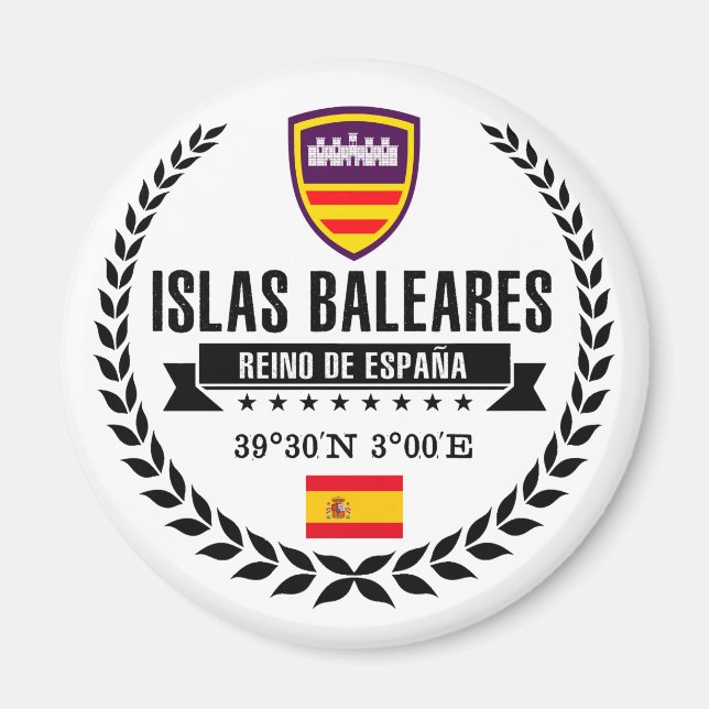 Islas Baleares Magnet (Front)