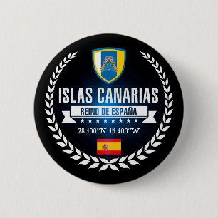 Islas Canarias 6 Cm Round Badge