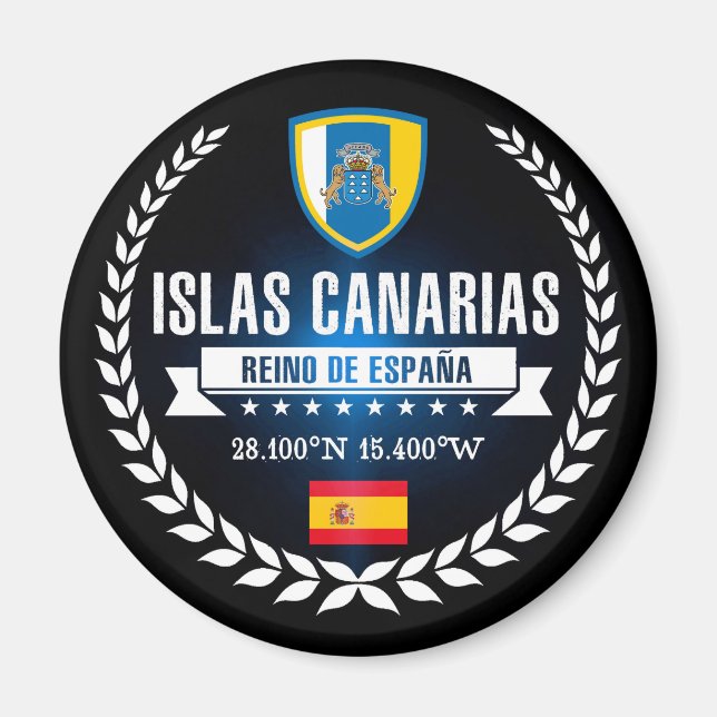 Islas Canarias Magnet (Front)