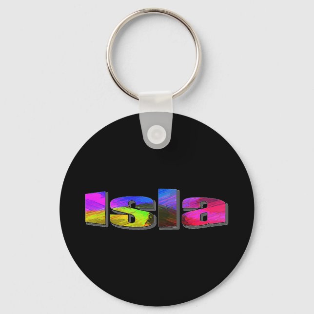 Isla's key chain (Front)