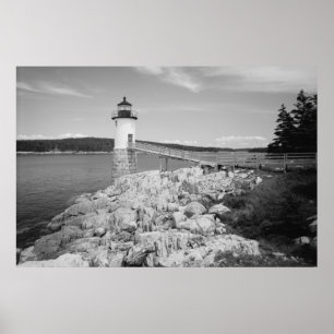 Isle Au Haut Light Station Poster