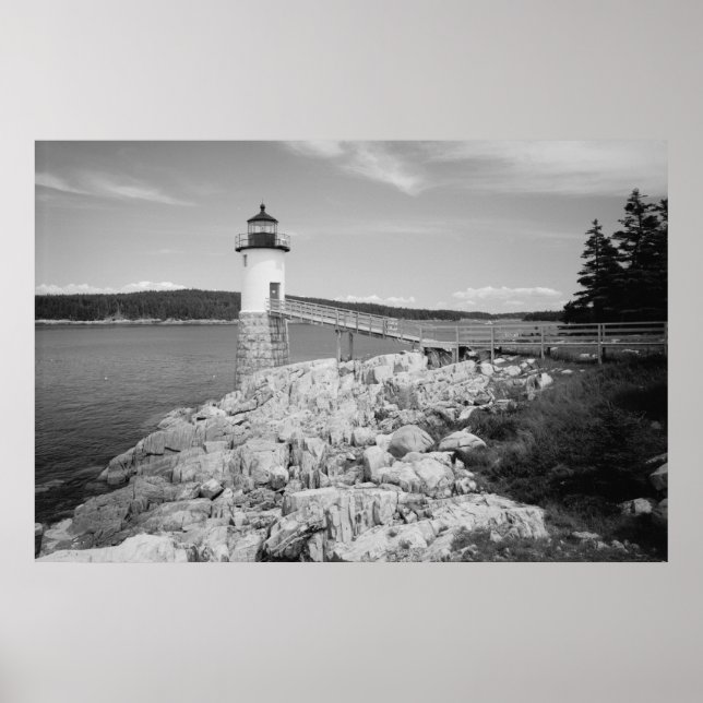 Isle Au Haut Light Station Poster (Front)