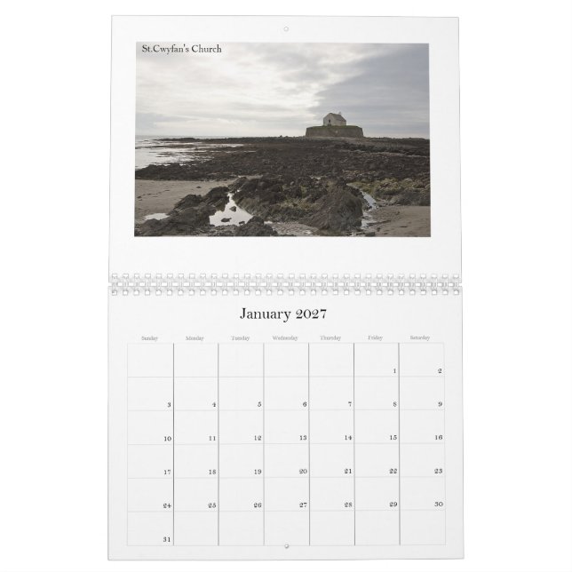 ISLE of ANGLESEY Calendar (Jan 2027)