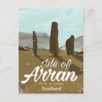 Isle of Arran vintage travel poster