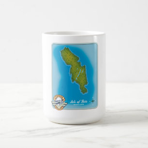 Isle of Bute map Coffee Mug