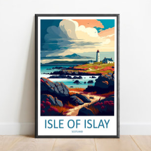 Isle Of Islay Travel Print Wall Art Isle Of Islay 