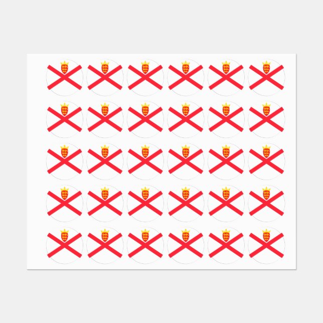 Isle of Jersey flag (Sheet)