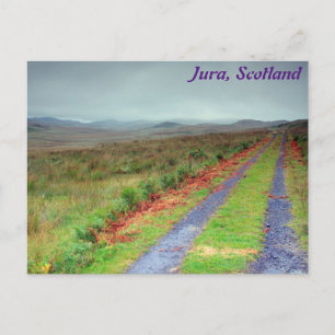 Isle of Jura track, Scotland Postcard