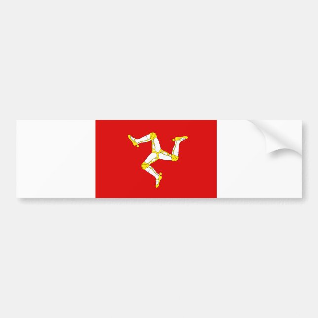 Isle of man bumper sticker (Front)