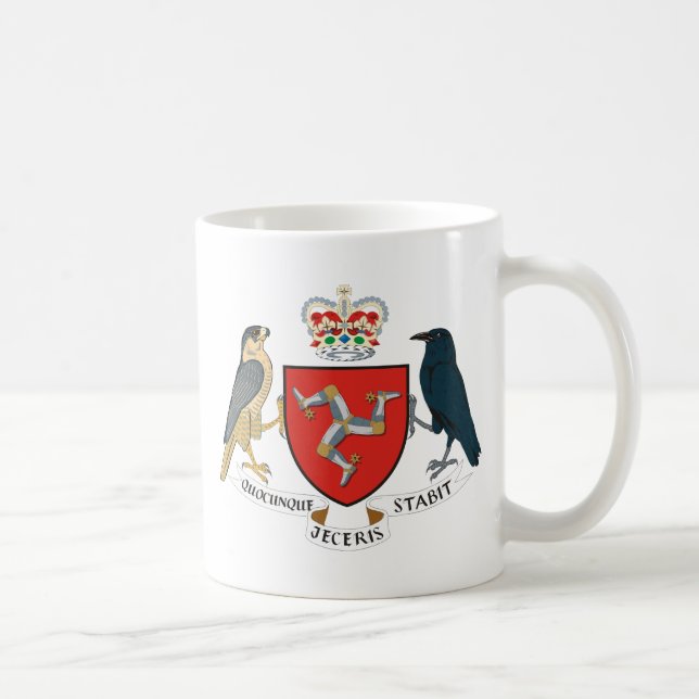 isle of man emblem coffee mug (Right)