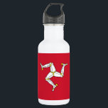 Isle of Man Flag 532 Ml Water Bottle<br><div class="desc">Patriotic flag of Isle of Man.</div>