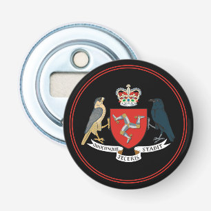 Isle of  Man Flag Bottle Opener, Emblem / Party Opener