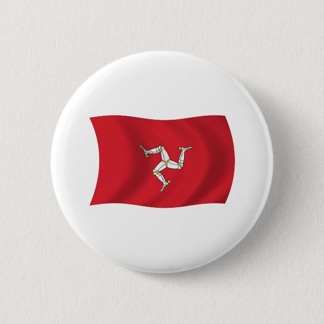 Isle of Man Flag Button (Front)