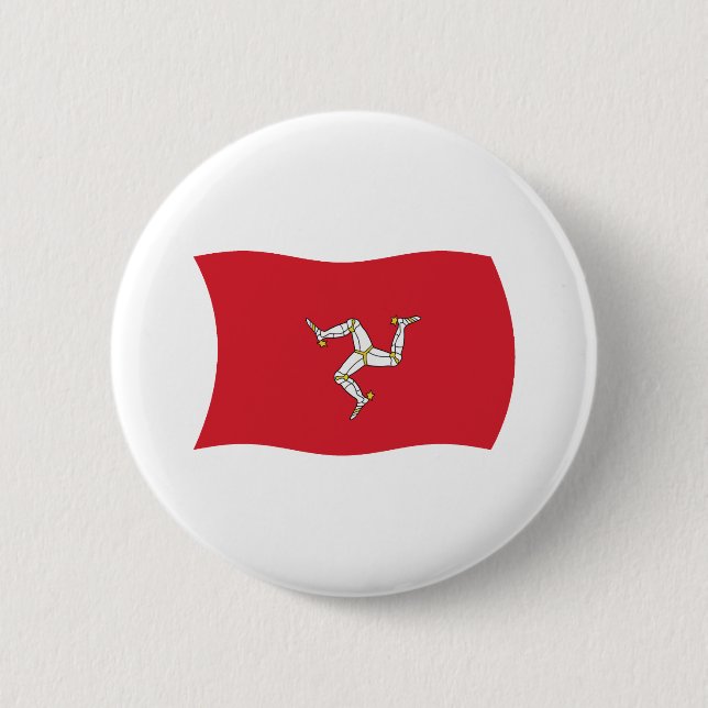 Isle of Man Flag Button (Front)